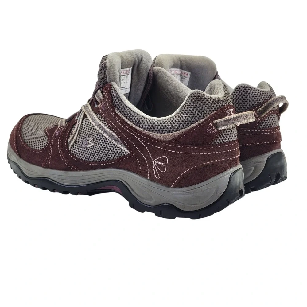 Garmont Amica Women's Brown Suede Mesh Trail Hiking Shoes Vibram‎ Soles US 8.5